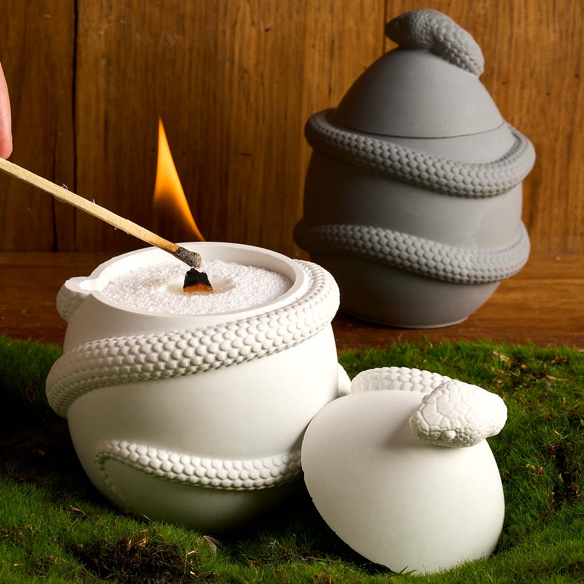 Candle Making Supplies Jars - 뚜껑 촛불 항아리와 뱀 계란 실리콘