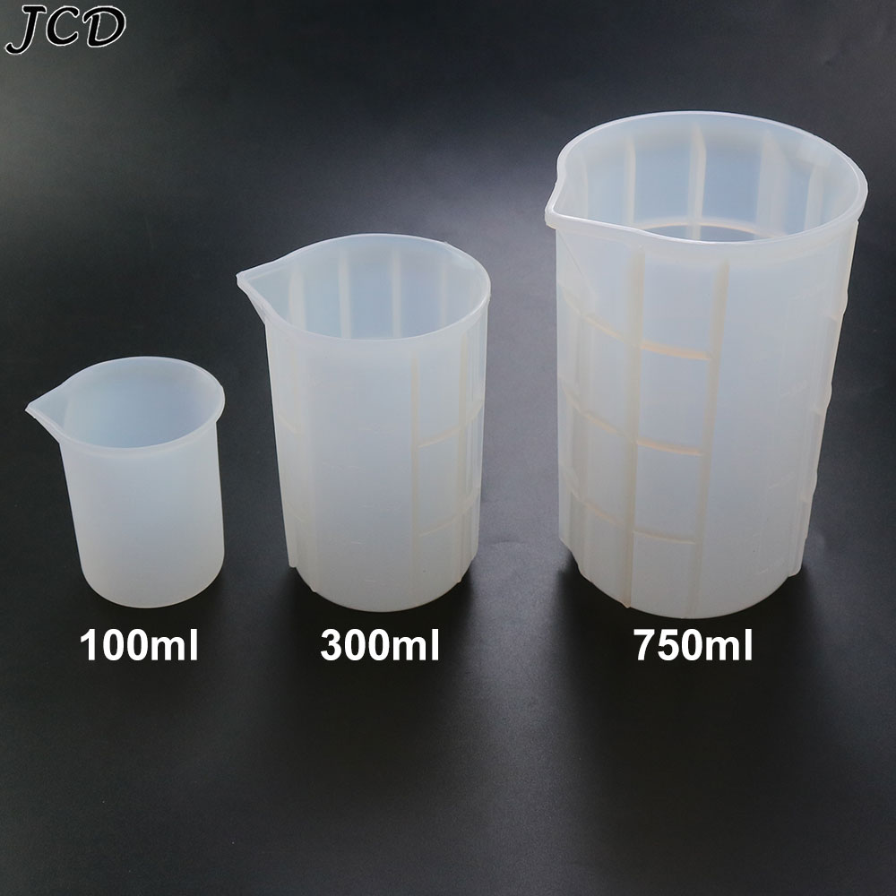 Candle Making Supplies For Beginners - JCD 100ML/300ML/750ML 실리콘 측정 컵 규모