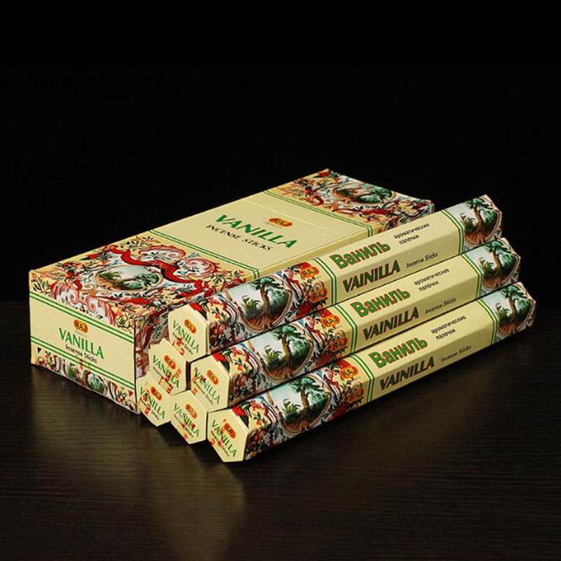 6 작은 상자 인도 향 바닐라 향기 스틱 향 아로마 향 - Candle Supplies India 리뷰 및 가격