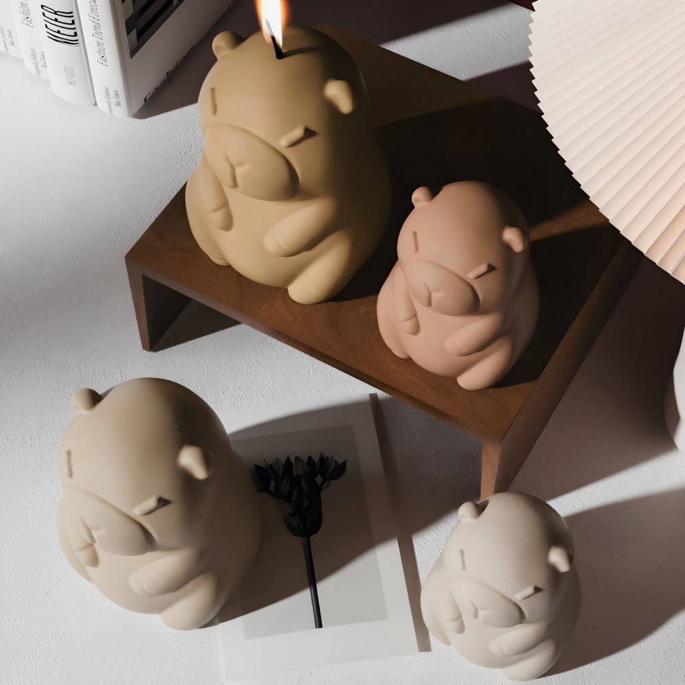 스탠딩 카피바라 향초 실리콘 몰드 3D 동물 레진 석고 - Candle Making Supplies For Beginners 리뷰 및 가격