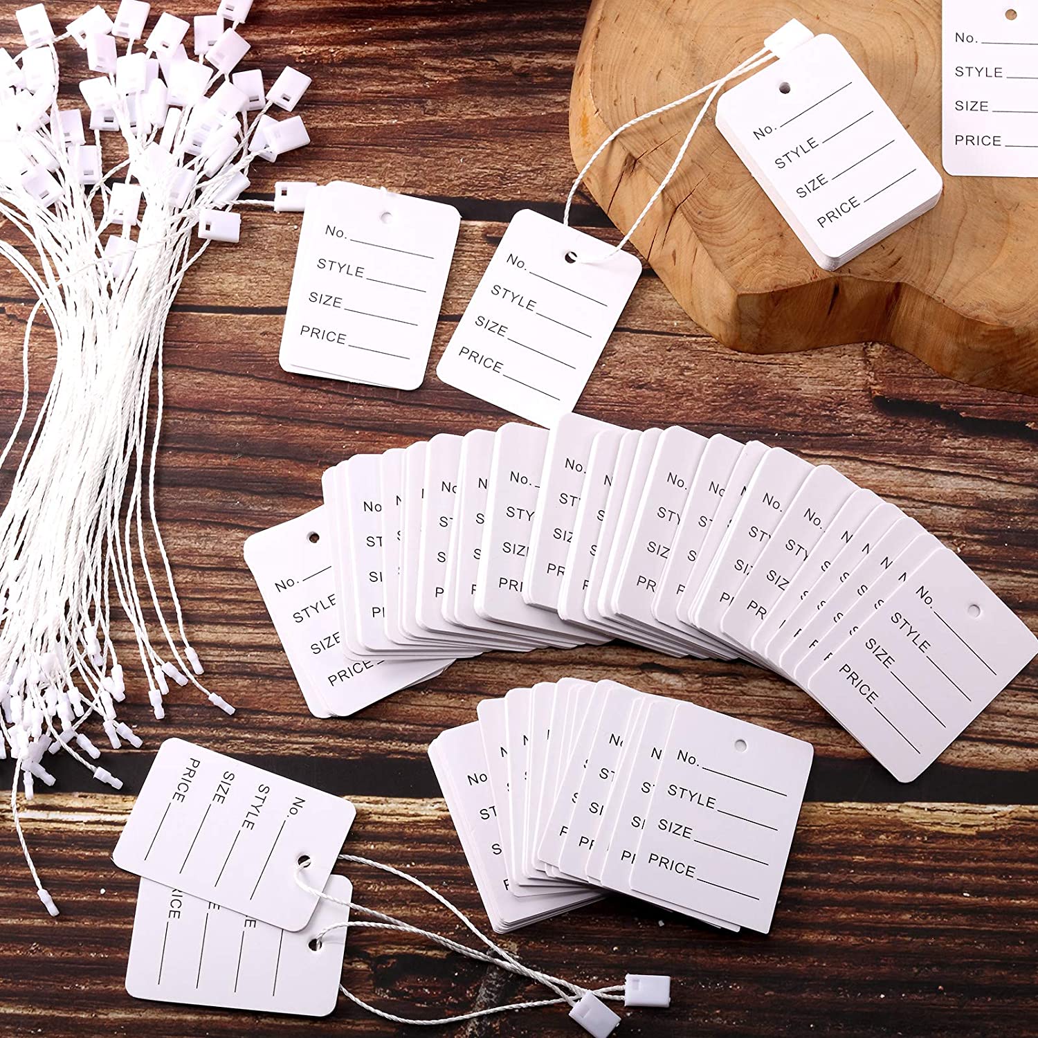 100 개/몫 3.5x5cm 가격 태그 DIY 쥬얼리에 - Kraft Hang Tag 리뷰 및 가격