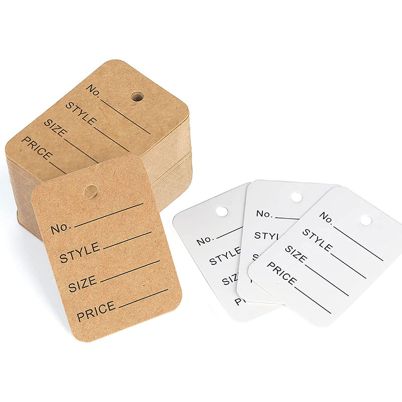 100 개/몫 3.5x5cm 가격 태그 DIY 쥬얼리에 - Kraft Hang Tag 리뷰 및 가격