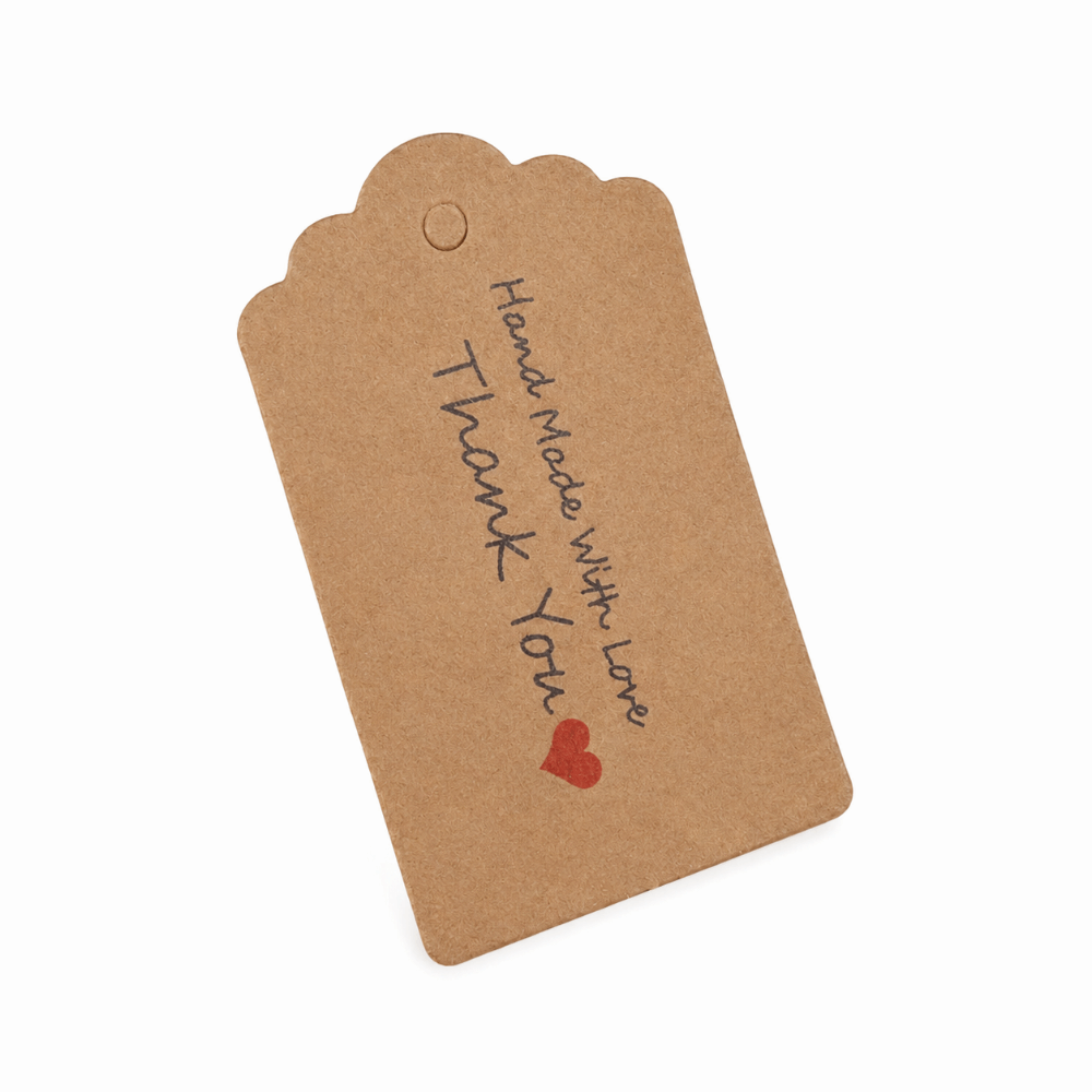 100pcs 수제 크래프트 종이 행택 갈색 색상 5x3 - Kraft Hang Tag 리뷰 및 가격