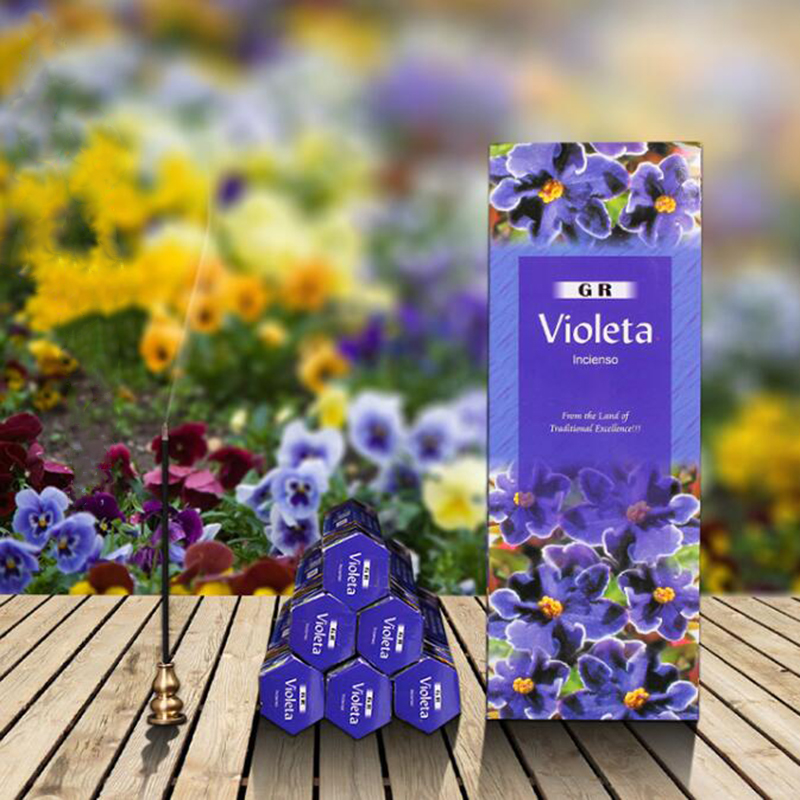 인도 향 Violeta 향수 큰 상자 향 스틱 꽃 풍미 - Candle Supplies India 리뷰 및 가격