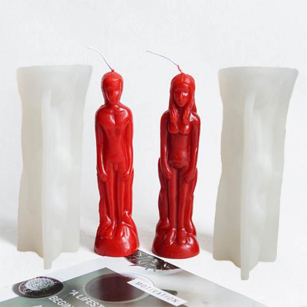 DIY 양초 금형 인간형 양초 금형 남성과 여성 모양  - Candle Making Supplies For Beginners 리뷰 및 가격