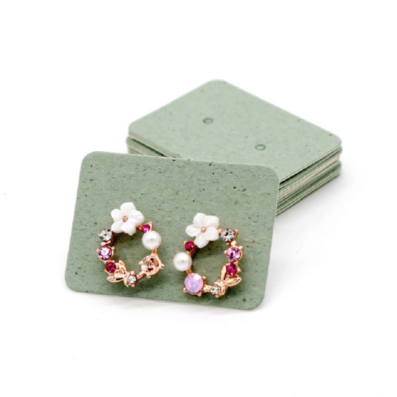 3.5*2.5cm 100 개/몫 크래프트 종이 귀 스터 - Kraft Hang Tag 리뷰 및 가격