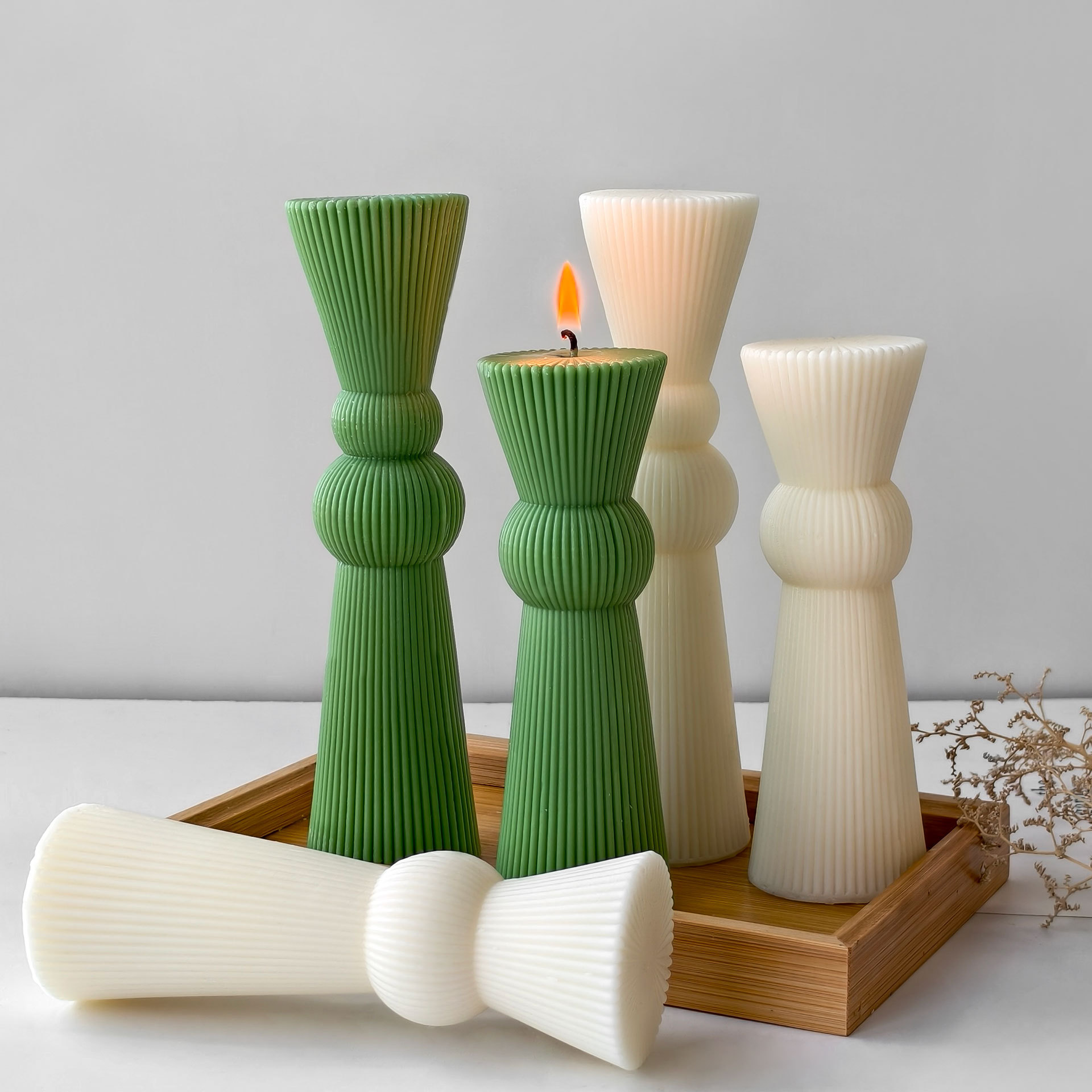 DIY 긴 막대 줄무늬 기둥 양초 금형 수제 실린더 아 - Candle Making Supplies For Beginners 리뷰 및 가격